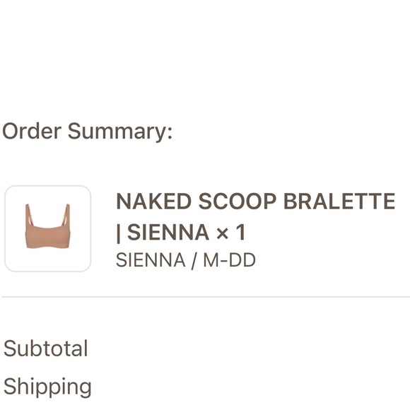 Skims Naked Scoop Bralette M-DD - Picture 1 of 4